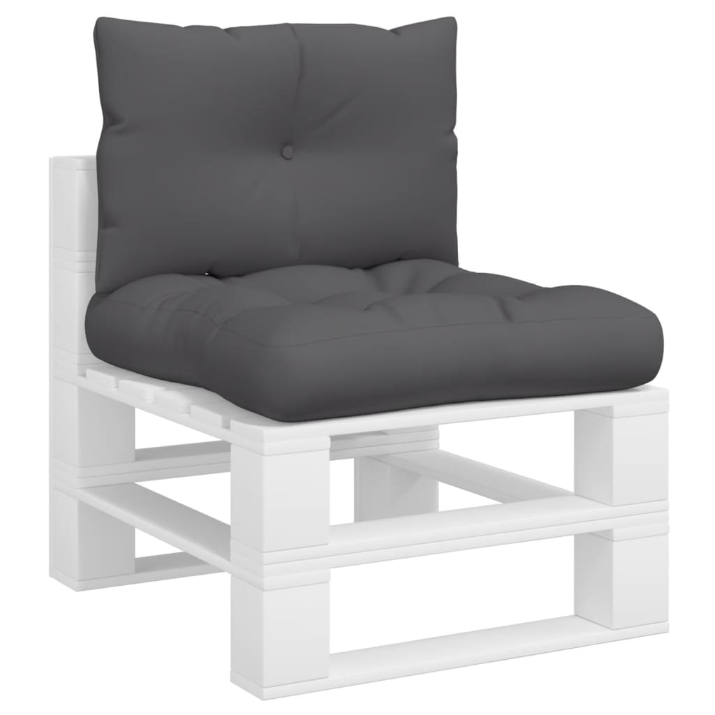 Cuscini per Pallet 2 pz Antracite in Tessuto | homemem39