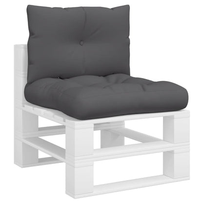Cuscini per Pallet 2 pz Antracite in Tessuto | homemem39