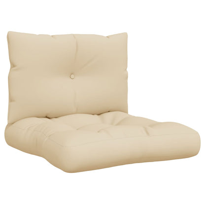 Cuscini per Pallet 2 pz Beige in Tessuto | homemem39