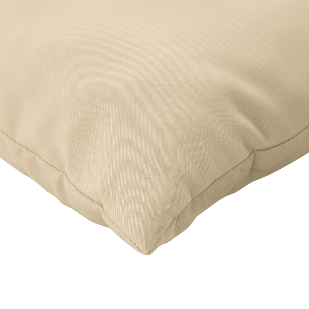 Cuscini per Pallet 2 pz Beige in Tessuto | homemem39