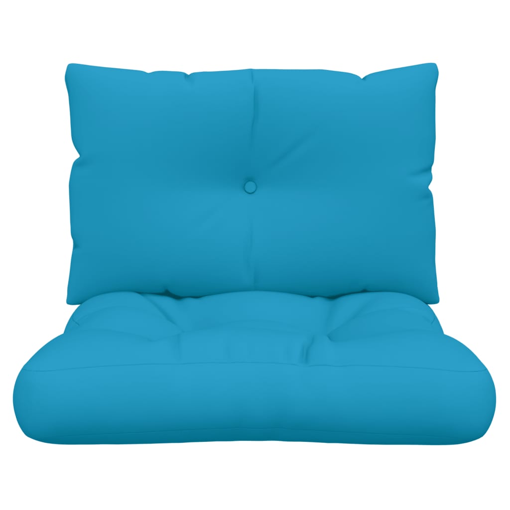 Cuscini per Pallet 2 pz Blu in Tessuto | homemem39