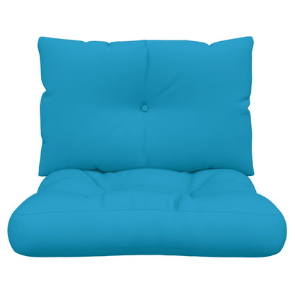 Cuscini per Pallet 2 pz Blu in Tessuto | homemem39