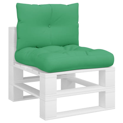 Cuscini per Pallet 2 pz Verdi in Tessuto | homemem39