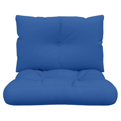 Cuscini per Pallet 2 pz Blu Reale in Tessuto | homemem39