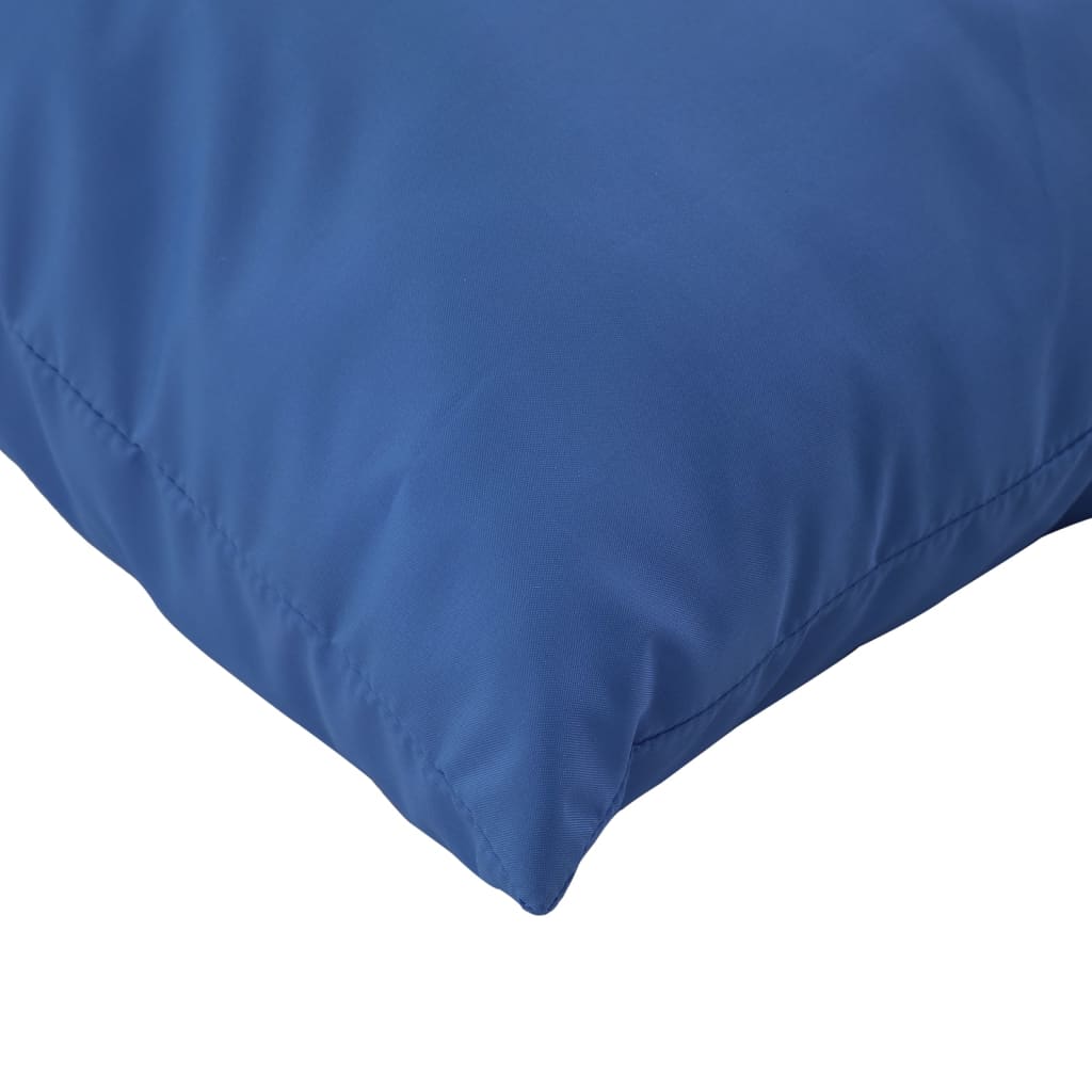 Cuscini per Pallet 2 pz Blu Reale in Tessuto | homemem39