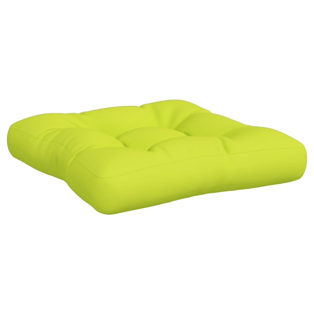 Cuscini per Divani in Pallet 2 pz Verde Intenso in Tessuto | homemem39