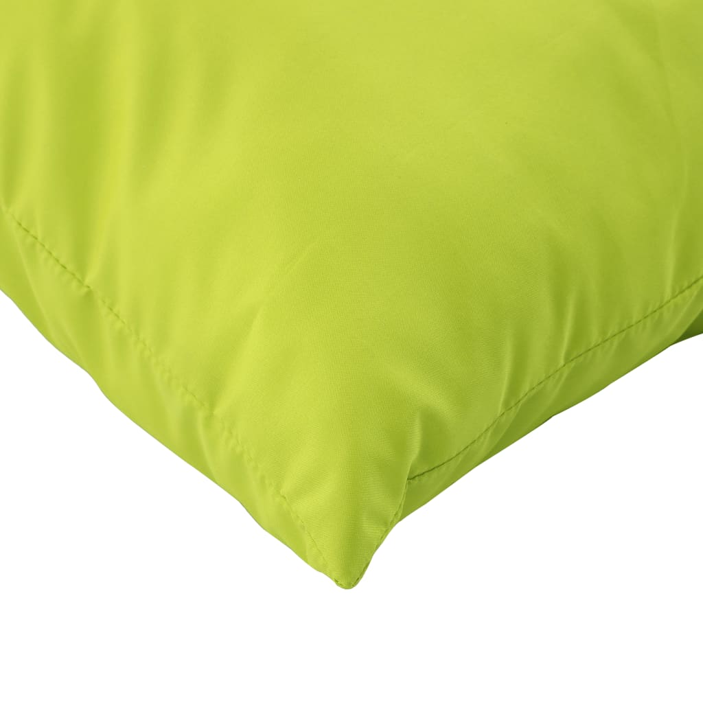 Cuscini per Divani in Pallet 2 pz Verde Intenso in Tessuto | homemem39