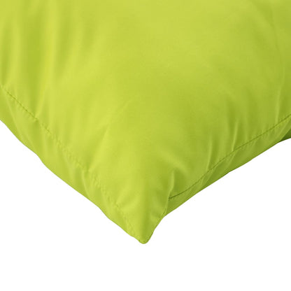 Cuscini per Divani in Pallet 2 pz Verde Intenso in Tessuto | homemem39