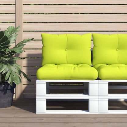 Cuscini per Divani in Pallet 2 pz Verde Intenso in Tessuto | homemem39