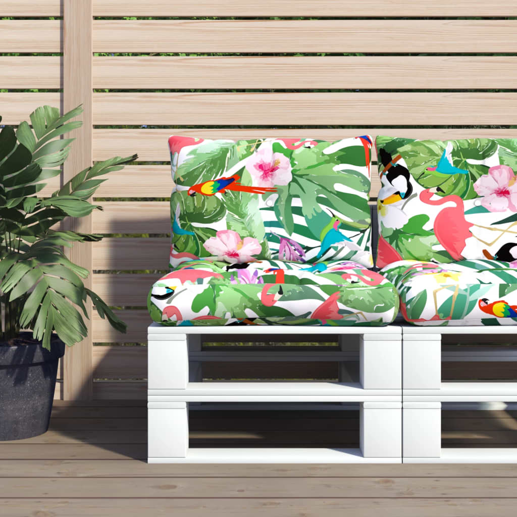 Cuscini per Pallet 2 pz Multicolore in Tessuto Oxford - homemem39