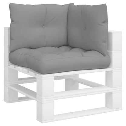 Cuscini per Pallet 3 pz Grigi in Tessuto | homemem39