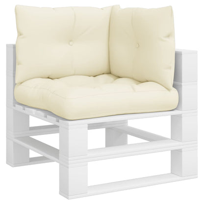 Cuscini per Pallet 3 pz Crema in Tessuto | homemem39