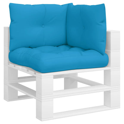Cuscini per Pallet 3 pz Blu in Tessuto | homemem39