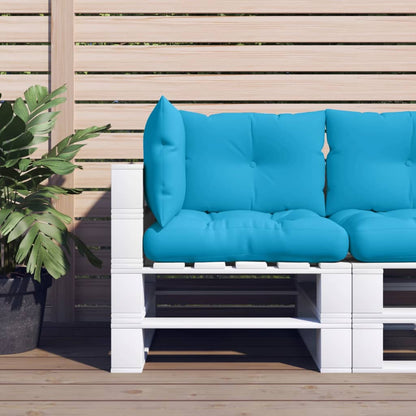 Cuscini per Pallet 3 pz Blu in Tessuto | homemem39