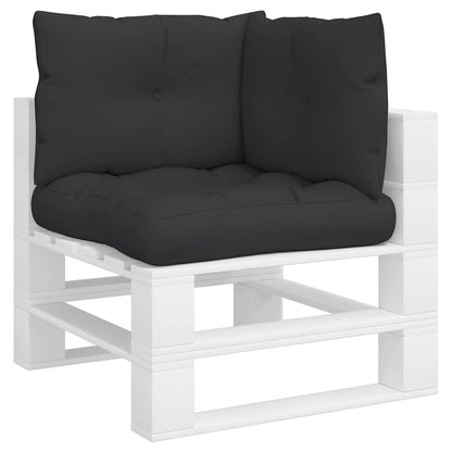 Cuscini per Pallet 3 pz Neri in Tessuto Oxford | homemem39
