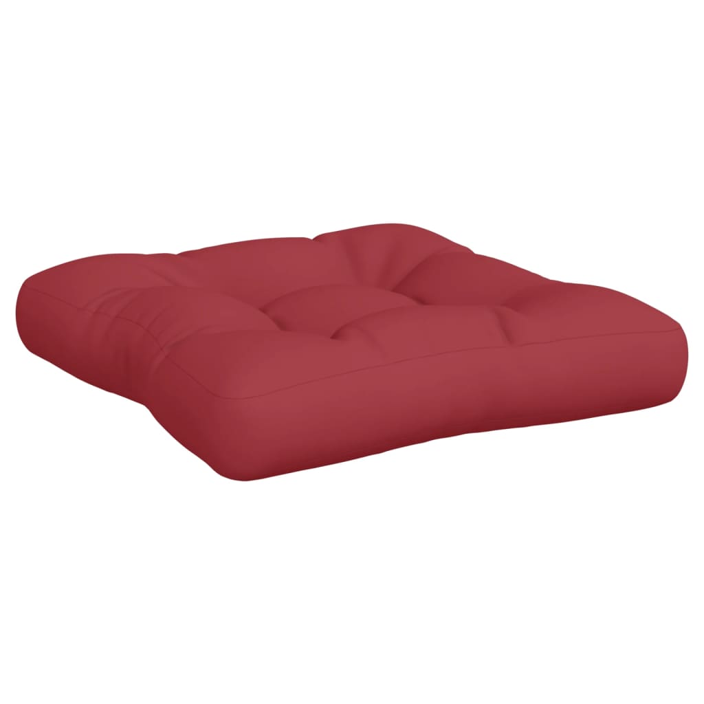 Cuscini per Pallet 3 pz Rosso Vino in Tessuto | homemem39