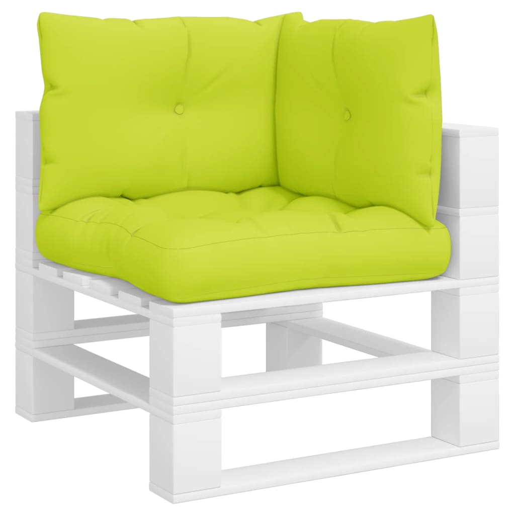 Cuscini per Pallet 3 pz Verde Intenso in Tessuto | homemem39