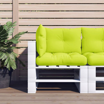Cuscini per Pallet 3 pz Verde Intenso in Tessuto | homemem39