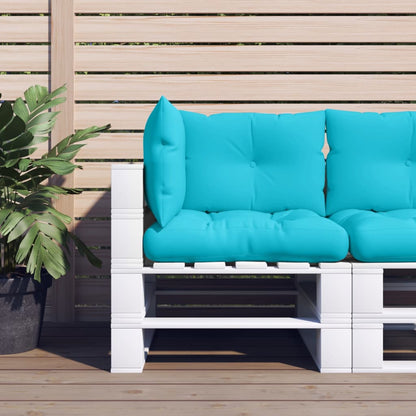 Cuscini per Pallet 3 pz Turchese in Tessuto Oxford - homemem39