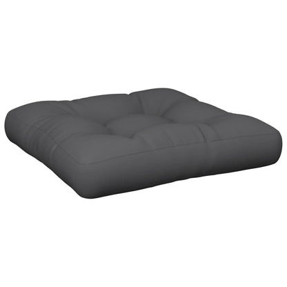 Cuscino per Pallet Antracite 60x61,5x10 cm in Tessuto | homemem39