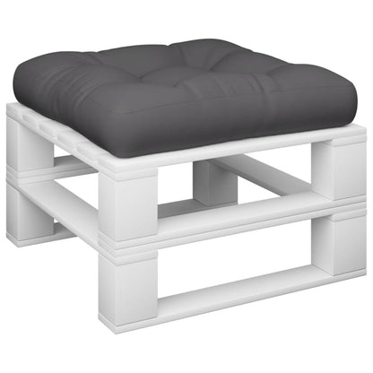 Cuscino per Pallet Antracite 60x61,5x10 cm in Tessuto | homemem39