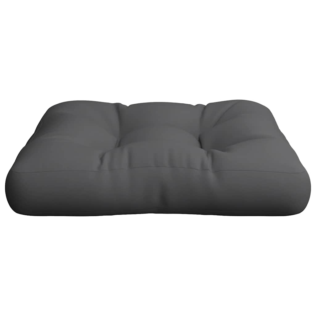 Cuscino per Pallet Antracite 60x61,5x10 cm in Tessuto | homemem39