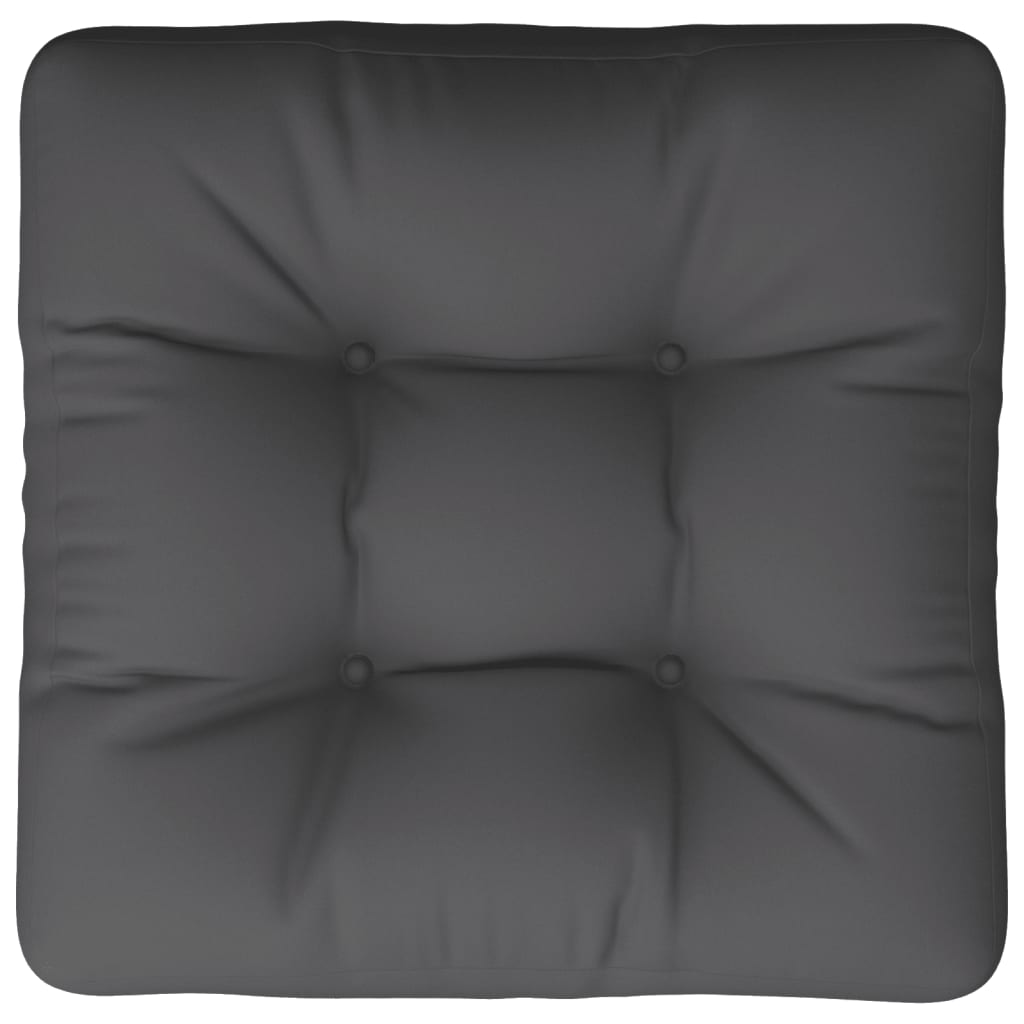 Cuscino per Pallet Antracite 60x61,5x10 cm in Tessuto | homemem39