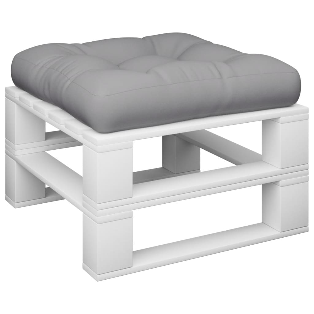 Cuscino per Pallet Grigio in Tessuto | homemem39
