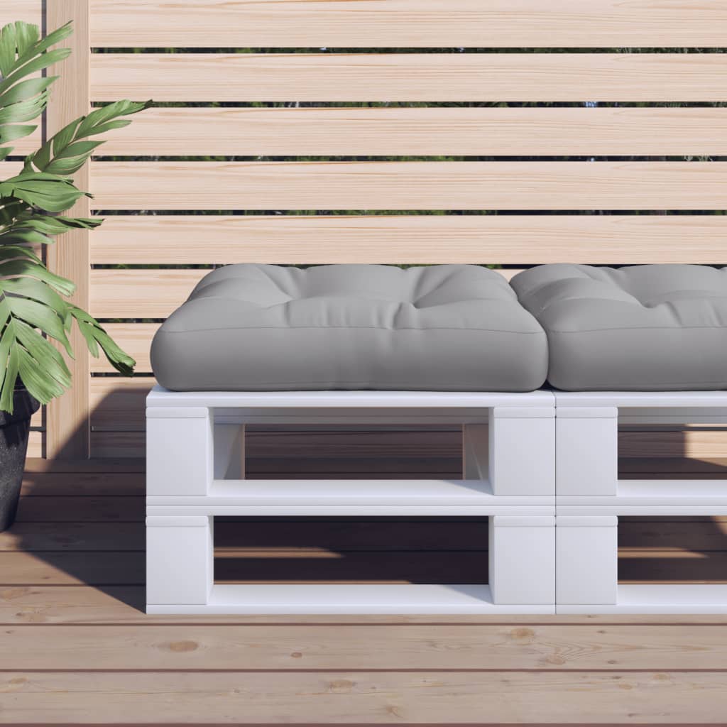 Cuscino per Pallet Grigio in Tessuto | homemem39