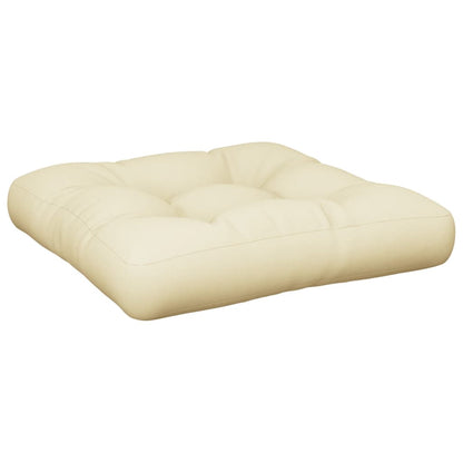 Cuscino per Pallet Crema 60x61,5x10 cm in Tessuto | homemem39