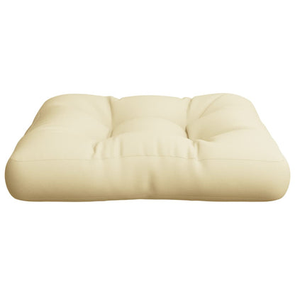 Cuscino per Pallet Crema 60x61,5x10 cm in Tessuto | homemem39