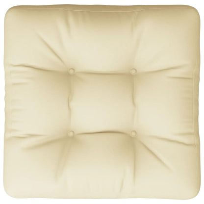 Cuscino per Pallet Crema 60x61,5x10 cm in Tessuto | homemem39