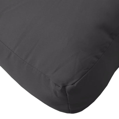 Cuscino per Pallet Nero 60x61,5x10 cm in Tessuto | homemem39