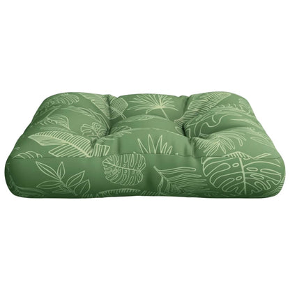 Cuscino per Pallet Motivo a Foglie 60x61,5x10 cm Tessuto Oxford | homemem39