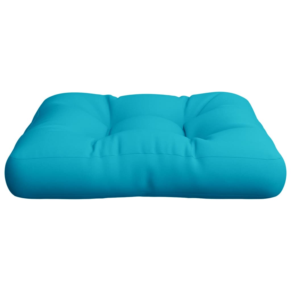 Cuscino per Pallet Turchese 60x61,5x10 cm in Tessuto Oxford - homemem39