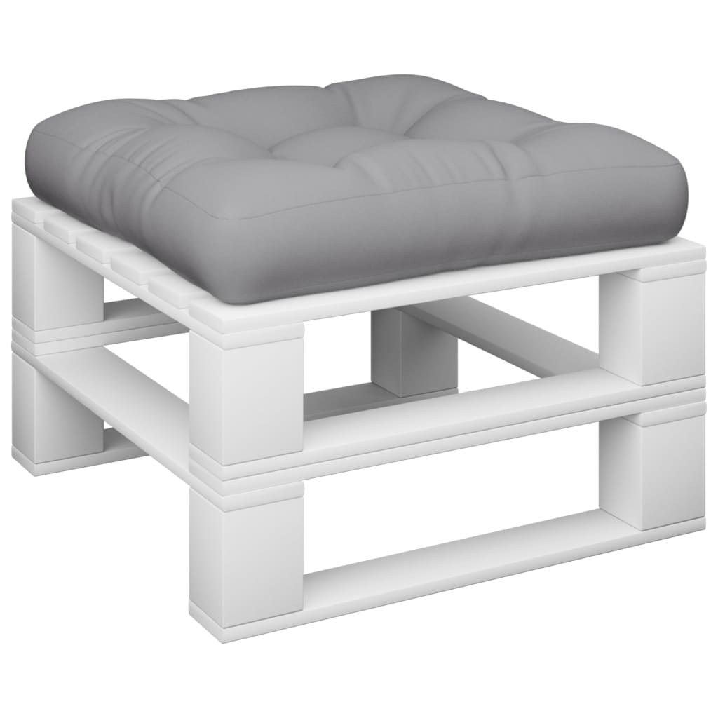 Cuscino per Pallet Grigio 58x58x10 cm in Tessuto | homemem39