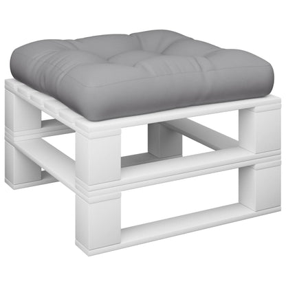 Cuscino per Pallet Grigio 58x58x10 cm in Tessuto | homemem39