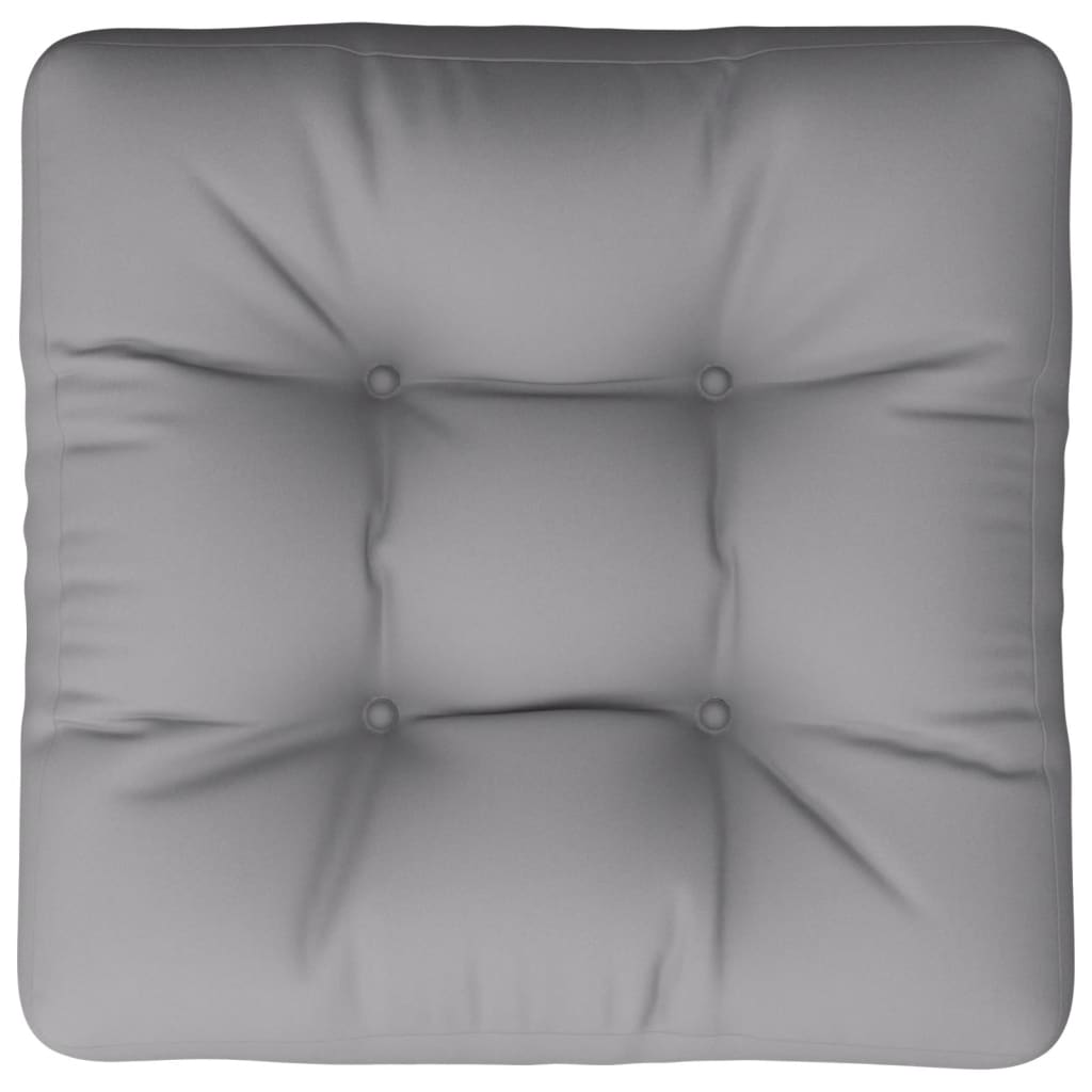Cuscino per Pallet Grigio 58x58x10 cm in Tessuto | homemem39