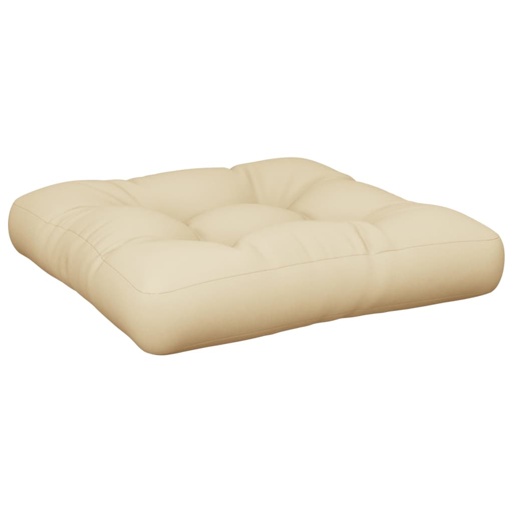 Cuscino per Pallet Beige 58x58x10 cm in Tessuto | homemem39