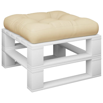 Cuscino per Pallet Beige 58x58x10 cm in Tessuto | homemem39