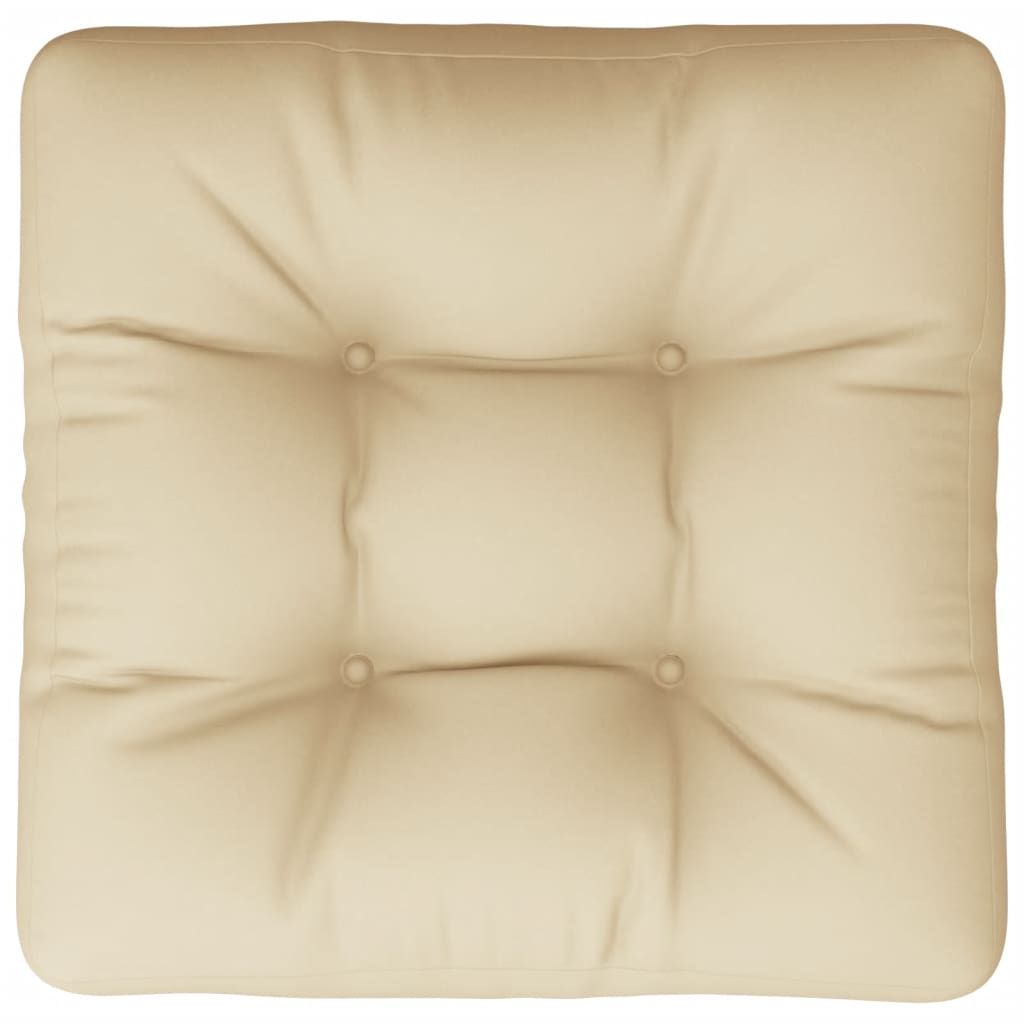 Cuscino per Pallet Beige 58x58x10 cm in Tessuto | homemem39