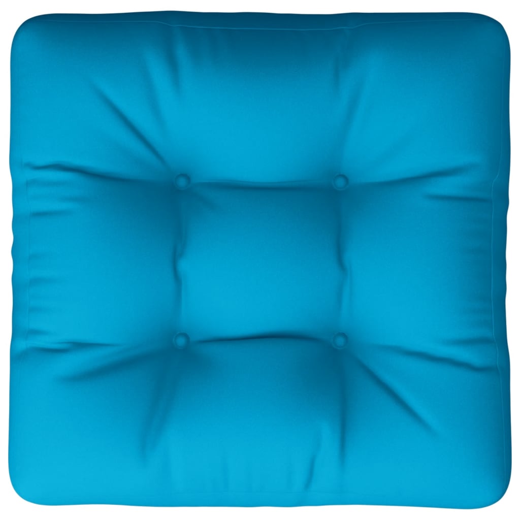 Cuscino per Pallet Azzurro 58x58x10 cm in Tessuto | homemem39