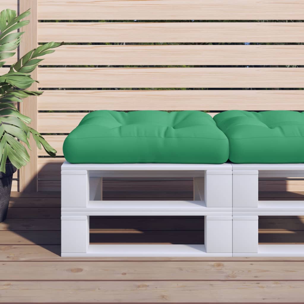 Cuscino per Pallet Verde 58x58x10 cm in Tessuto | homemem39