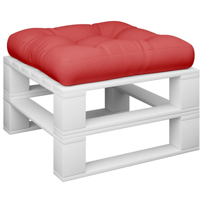 Cuscino per Pallet Rosso 58x58x10 cm in Tessuto | homemem39