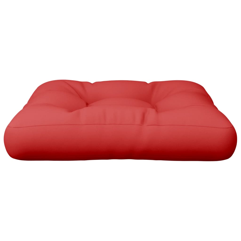 Cuscino per Pallet Rosso 58x58x10 cm in Tessuto | homemem39