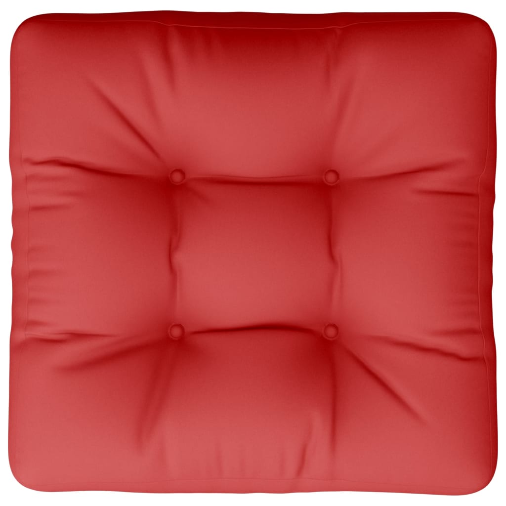 Cuscino per Pallet Rosso 58x58x10 cm in Tessuto | homemem39