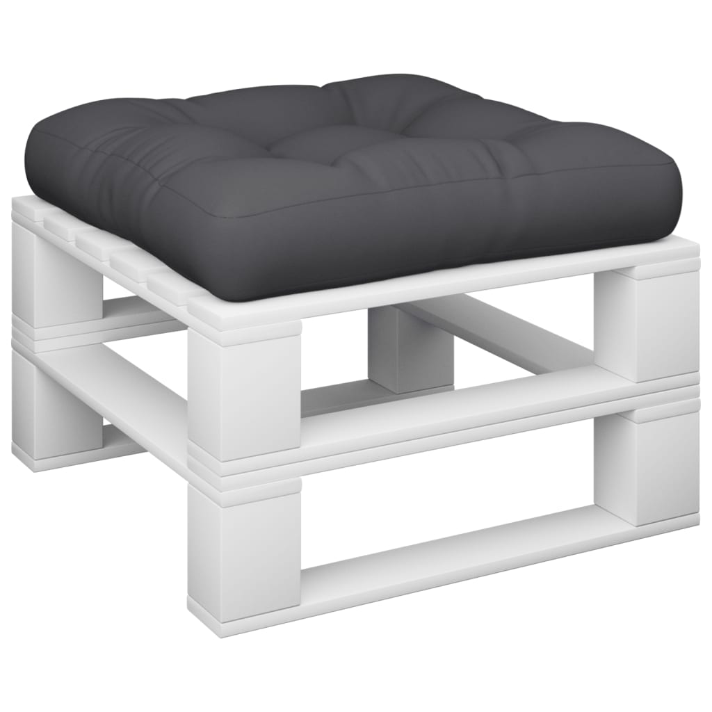 Cuscino per Pallet Nero 58x58x10 cm in Tessuto | homemem39