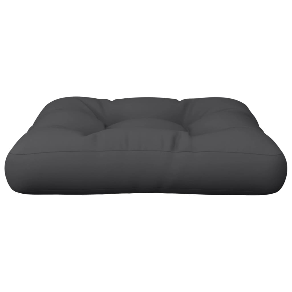 Cuscino per Pallet Nero 58x58x10 cm in Tessuto | homemem39