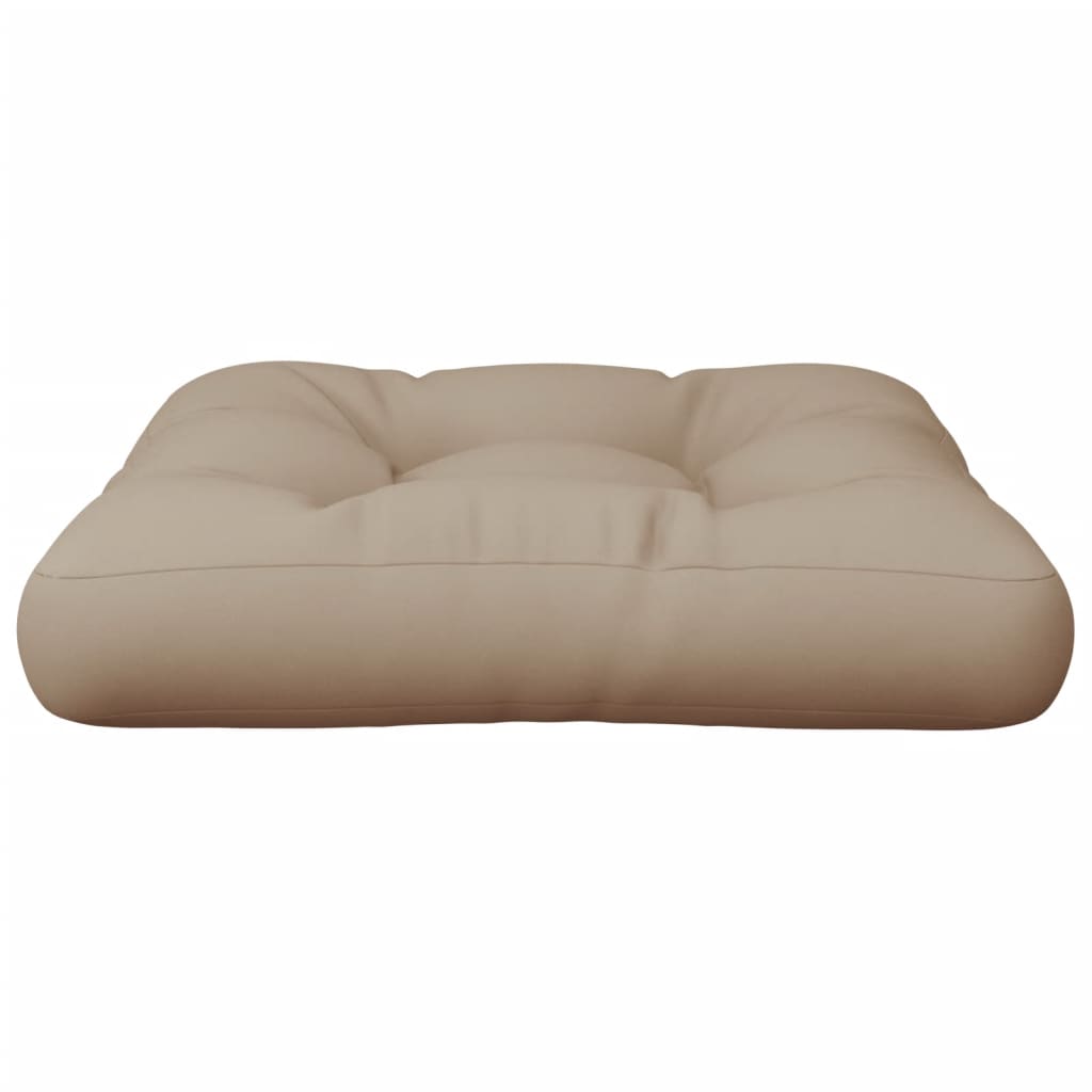 Cuscino per Pallet Tortora 58x58x10 cm in Tessuto | homemem39