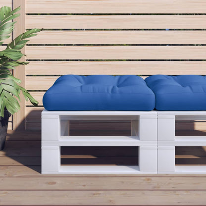 Cuscino per Pallet Blu 58x58x10 cm in Tessuto | homemem39